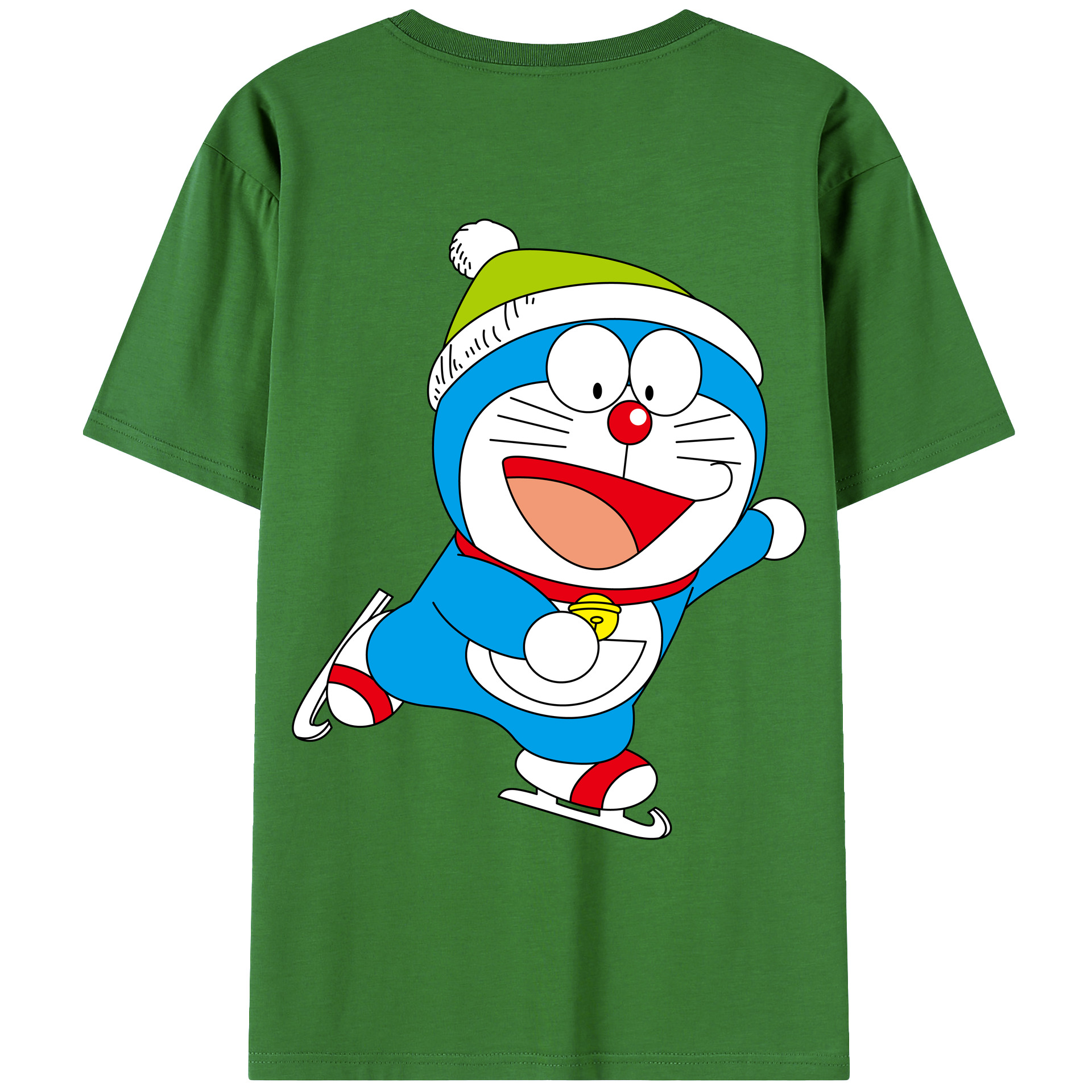 （画像用） ドラえもん Doraemon レディース半袖Tシャツ(バックプリント)